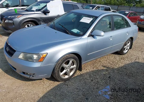 2007 Hyundai Sonata Limited/Se V6 z USA, uszkodzony, nr VIN 5NPEU46F67H183074
